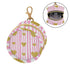 Hearts Round Pacifier Storage Case with Zipper, Portable Pacifier Case for Travel, Diaper Bag & Purse, Pacifier