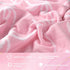 Cozy 30 40 Inches SmoothNovelty Pink Bow Knit Swaddle Blanket for Girls, Cotton Soft Lightweight Receiving Swaddle Crib