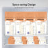 6 50pcs Breastmilk Storing Bags, Temp-Sensing Discoloration Milk Storing Bags for Breastfeeding, Disposable Milk