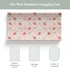 Summer 32''16'' Boho Strawberry Flowers Baby Changing Pad Covers for Boys Girls Strawberries Pink Bows Checkerboard
