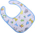 Littleforbig Cotton Waterproof Adult Babydoll Bibs - 2 Packs with Adjustable Hook-and-Loop Fastener, Zoo Animals &