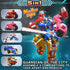 5 1 6 7 8 9 10 Wenbeier in Car Robot Toys for Kids Vehicles Action Figure Deformation Toys Include Go Kart Motorcycle