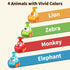 Amy&Benton Animal Car Baby Toys for 1 2 Year Old Boy|First Birthday Gifts for Toddler Toys Age 1-2|1 2 Year Old Boy Birthday Gift for Infant Toddlers