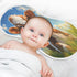 YETTASBIN Cute Cow Muslin Baby Burp Cloth, Super Soft Absorbent Cotton Burp Rag Baby Bibs Feeding Cloth for Newborn