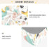 Bseiialft 52 28 Cute Dinosaurs Leaves Crib Sheets for Boys Girls Soft and Breathable Cotton Baby Sheets for Standard
