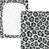 CZXW 52" 28" Gray Leopard Pattern Crib Sheets Fitted x Natural Cotton Soft & Breathable for Baby Crib Mattress
