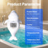 Doli Yearning Baby Bath Thermometer for Newborn & Infant - Floating Digital Water Temperature Monitor with Timer & LCD
