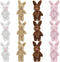 YGbridge Mini Plush Bunny, 12 Pcs Tiny Stuffed Animals, 3.2 Inch Easter Bunny