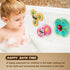 3PCS Suction Cup Spinner Toys for Babies, Sensory Bath Toys for 6-18 Months, Travel Essential for 1-3 Year Olds
