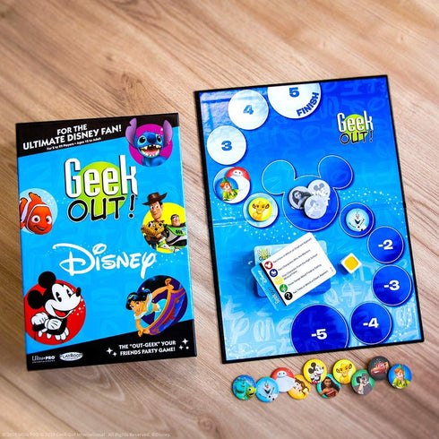 Geek Out! Disney Party Game | Trivia Bluffing Game Featuring Favorite Disney Characters | Perfect for Family Game Night
