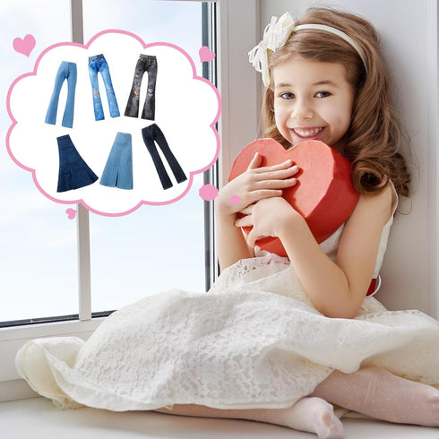 Bencailor 6 Pcs Doll Clothes Shorts, Smart Doll Girl Pants for 8-12 Inch Dolls, 6 Colors (Style 1)