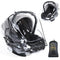Universal Car Seat Rain Cover, Food Grade EVA, Waterproof Weather Shield for Infant Car Seat with Storage Bag
