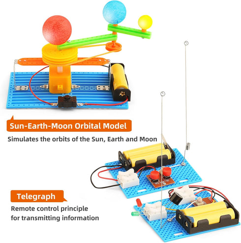 STEM Science Kits for Kids Age 8-12, Engineering Projects Activity Robot Building Craft Kit