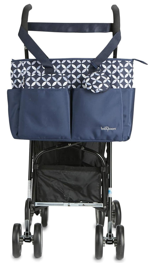 Baby Boom 4Piece Set, Ivy Tote Diaper Bag Navy, One Size