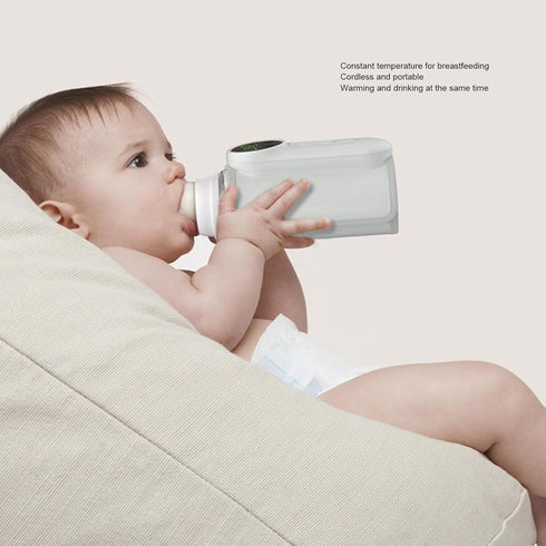 Portable Bottle Warmer,Travel Friendly, Fast Heating,Cordless & Rechargable,Bottle Warmer, Comfortable Feeding Bottle