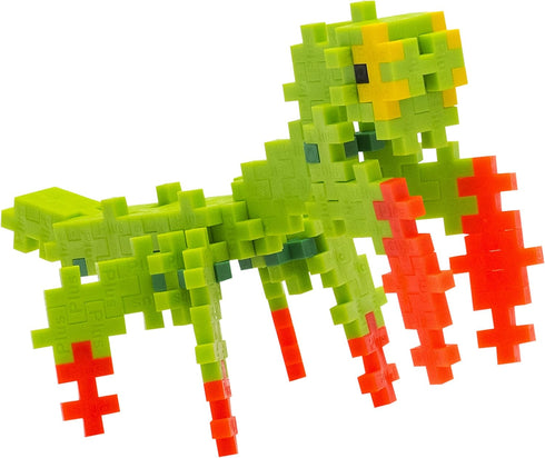 PLUS PLUS Praying Mantis - 70 Piece Construction Building STEM/STEAM Toy, Interlocking Mini Puzzle Blocks for Kids