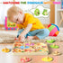8 Zeoddler Wooden Puzzles for Toddlers, Pcs Animal Matching Egg Puzzle, Montessori Toys for Boy Girl Easter Birthday