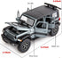 WAKAKAC 7 1/32 4-8 Compatible for Door Wrangler Toy Car Die-cast Pull Back Model Car with Sound and Light Toy Vehicle