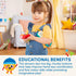 Battat Sensory Toys - Toddler Light-Up Phone & Keychain, Light & Sound Phone + Keys, 10 Months +