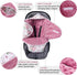 Miracle Baby Car Seat Covers, 100% Cotton Winter Minky Baby Swaddle Blanket, Soft Thick Baby Swaddling Blanket for