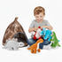 PASSIONFRUIT Stuffed Toy Dinosaur Animal Set Set of 5 Dino Stuff Toy