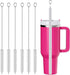 enlpsee Straw Cleaner Brush Long 10 Inch, Straw Cleaner of Bristles Diameter 10