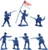 BMC Buffalo Soldiers Charge Up San Juan Hill - 32pc Soldier Figures Set