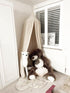 CuteeHagl Kids Bed Canopy Breathable Cotton Soft Cover Net for Crib Reading Nook Curtain Hanging Round Play Tent