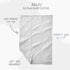 10-Pack 100% Butterblu Bailey Burp Cloths Organic Cotton Knit for Newborn & Baby Boys & Girls, Stone Ombre Rainbow, One
