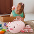 5PCS Mommy 4 Gifts(16 Achwishap Pig Family,Pig Stuffed Animal with Pig Babies Plush,Cute Pig Plush Pillow Cushion