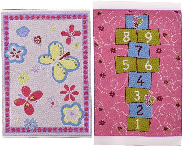 iLAND Miniature Dollhouse Accessories of Carpet for Dollhouse Furniture on 1/12 Scale