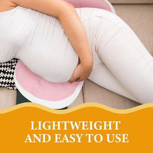 MERRYHAPY U Shaped Maternity Pillow for Women with Belly and Back Support Waist Relief for Stomach Sleepers and Nursing