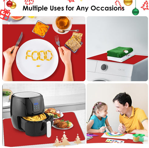 Counter, 28''x20'' Extra Large Silicone Mats for Kitchen Food Grade Silicone Placemats for Kids, Nonstick Silicone Mat