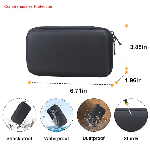Elonbo Carrying Case for Beijue 16 Bit Handheld Games, Classic Retro Video Games Travel Storage Bag