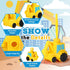 12 Set 10 oz Tanlade Excavator Truck Cups with Straws, Tractor Birthday Party Decorations Plastic Excavator Shape Cup