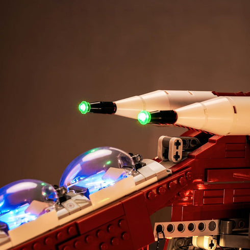 Upgraded LED Light Kit for Lego The Clone Wars Coruscant Guard Gunship Building Set, Compatible with Lego 75354