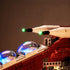 Upgraded LED Light Kit for Lego The Clone Wars Coruscant Guard Gunship Building Set, Compatible with Lego 75354