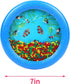 Musfunny Ocean Drum - Blue Gentle Sea Sound Music Gift for Kids, Educational Drum Tool