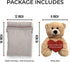 I Miss Your Face So Effin Much - 10" Teddy Bear & Gift Bag, Funny Plush Gift for Girlfriend, Boyfriend, or Best Friend