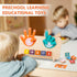 3-4, Counting 3-5 GUEETIC Preschool Learning Toys for Toddlers Educational Math manipulatives Number Blocks for Kids