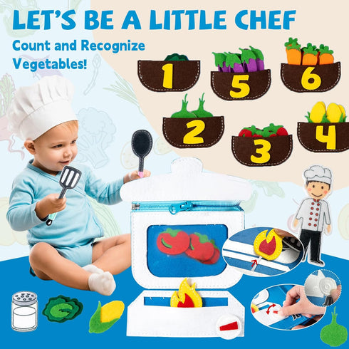 3-5, (4 My First Busy Book for Toddlers Montessori Quiet Book with Life Skills Activities, Sensory Activity Book