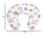 Rainbow Nursing Pillow Cover, Breastfeeding Pillow Slipcover for Baby Girls/Boys, Soft Snug Fits On Newborn Feeding