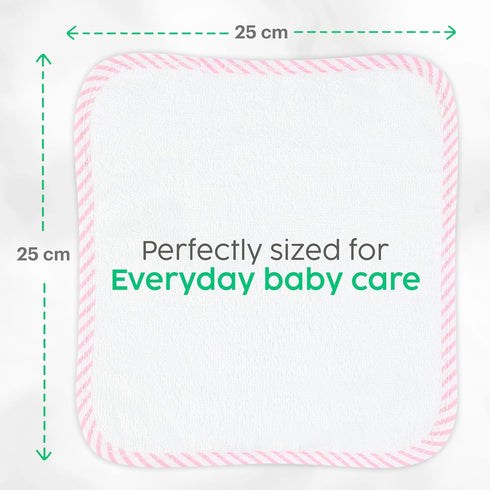6 San Francisco Baby Washcloths for Newborn Rayon from Bamboo Washcloths, Baby Wash Cloths Soft, Wash Cloths