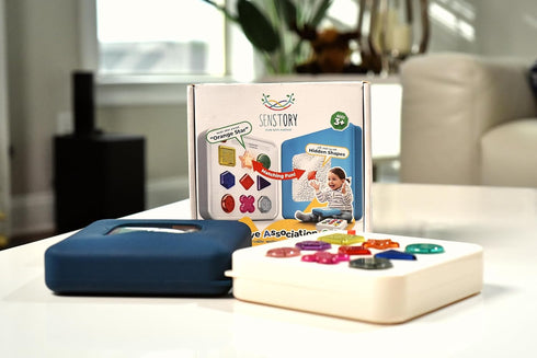 3+ Senstory Play for Kids | Interactive Matching Busy Board| Shape, Color, Texture Learning | Montessori Educational