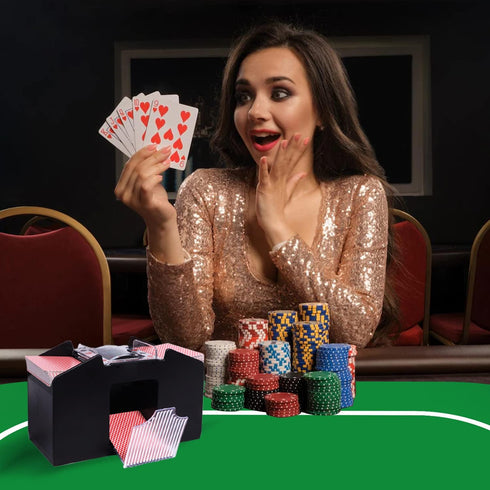 GSE Games & Sports Expert Non-Slip Rubber Poker Tabletop Layout Mat with Carrying Bag for Casino Night