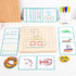 Wooden Geoboard with Rubber Bands, Educational Toy for Spatial Reasoning and Fine Motor Skills for Kids 3 Years+