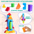 1.65 Inch Set 4 5 6 36PCS Magnetic Building Blocks in Multiple Shapes, Montessori Magnetic Block for Kids Ages and Up