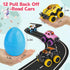 12Pcs nicknack Prefilled Easter Eggs with Alloy Monster Trucks for Kids Easter Eggs Filled with Pull Back Monster Cars