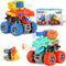 VUSUMOK Monster Truck Toys for Ages 2-4, Dinosaur Toys for Kids 3-5, 2