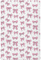 Vdsrup Crib Sheets for Boys Girl Pink Bows Polka Dots Neutral Mini Crib
